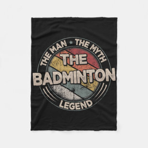 Die Badminton Legends Retro Shuttle Men's Badminto Fleecedecke