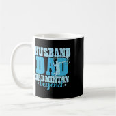 Die Badminton Legends Retro Shuttle Men's Badminto Kaffeetasse (Links)