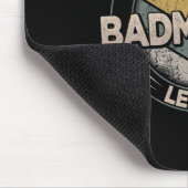 Die Badminton Legends Retro Shuttle Men's Badminto Mousepad (Ecke)