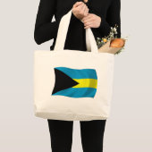 Die Bag mit der Flagge Bahamas Jumbo Stoffbeutel (Vorderseite (Produkt))