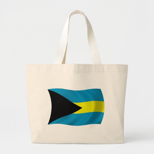 Die Bag mit der Flagge Bahamas Jumbo Stoffbeutel (Vorne)