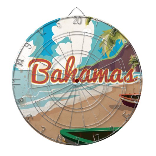 Die Bahamas Dartscheibe (vorne)