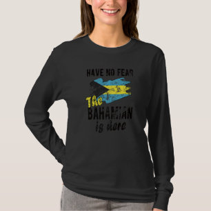 Die Bahamas-Fahne der Bahamian-Roots ist hier T-Shirt