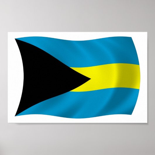 Die Bahamas Flag Poster Print (Vorne)