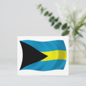 Die Bahamas-Flag-Postkarte Postkarte (Stehend Vorderseite)