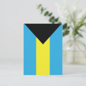 Die Bahamas-Flagge als Postkarten (Stehend Vorderseite)