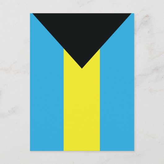 Die Bahamas-Flagge als Postkarten (Vorderseite)