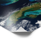 Die Bahamas, Florida und Kuba Fotodruck (Ecke)