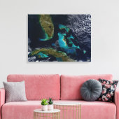 Die Bahamas, Florida und Kuba Leinwanddruck (Insitu (Wohnzimmer))