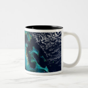 Die Bahamas, Florida und Kuba Zweifarbige Tasse