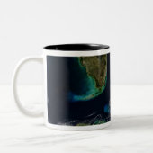 Die Bahamas, Florida und Kuba Zweifarbige Tasse (Links)
