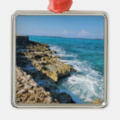 Die Bahamas-Ornamente Ornament Aus Metall (Vorne)