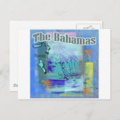Die Bahamas Postkarte (Vorne/Hinten)
