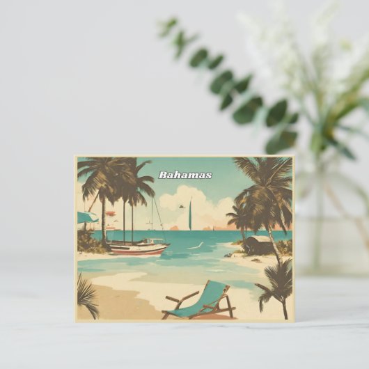 Die Bahamas Postkarte (Stehend Vorderseite)