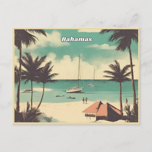 Die Bahamas Postkarte (Vorderseite)
