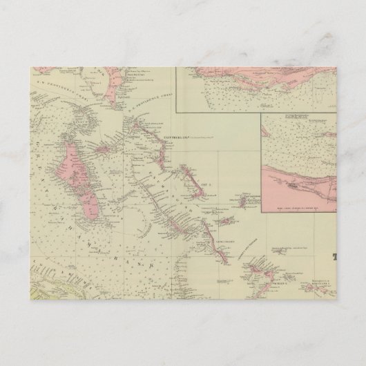 Die Bahamas Postkarte (Vorderseite)