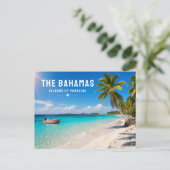 Die Bahamas-Postkarte Postkarte (Stehend Vorderseite)