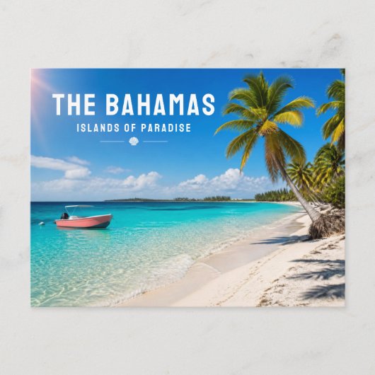 Die Bahamas-Postkarte Postkarte (Vorderseite)