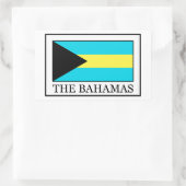 Die Bahamas Rechteckiger Aufkleber (Tasche)