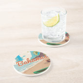 Die Bahamas Sandstein Untersetzer (Seite)
