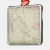 Die Bahamas Silbernes Ornament (Links)
