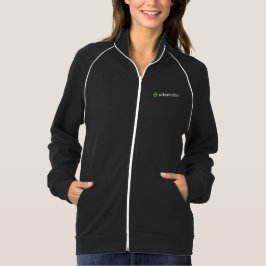 Die Bahn-Jacke UrbanSitter Frauen - gelber Punkt Hoodie
