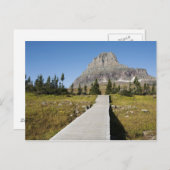 Die Bahn zur Ansicht von verstecktem See Postkarte (Vorne/Hinten)