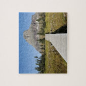 Die Bahn zur Ansicht von verstecktem See Puzzle (Vertikal)