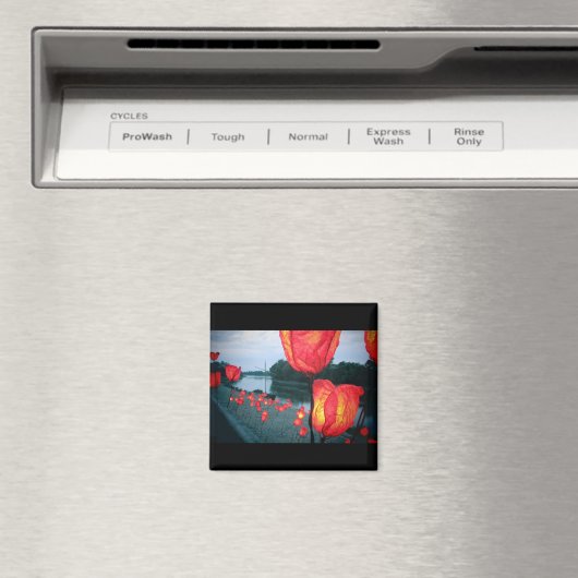 "Die Bahnsteige, die Nacht" Magnet (In Situ (Geschirrspüler))