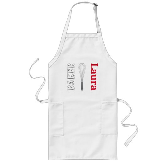Die baker Personalisierte Schürze für Erwachsene (Vorne)
