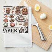 Die Baker Tarot Card Fairy Geschirrtuch (Viertel Falte)