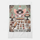 Die Baker Tarot Card Fairy Geschirrtuch (Vertikal)