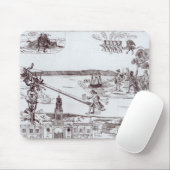 Die Balance oder die Amerikaner triumphierend Mousepad (Mit Mouse)