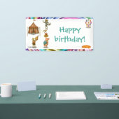 Die balancierende Gruppe Banner (Messe)