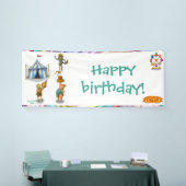 Die balancierende Gruppe Banner (Messeveranstaltung)