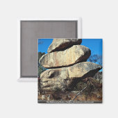 Die Balancing Rocks, Harare, Zimbabwe Rock formati Magnet (Vorderseite/Rückseite)