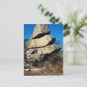 Die Balancing Rocks, Harare, Zimbabwe Rock formati Postkarte (Stehend Vorderseite)
