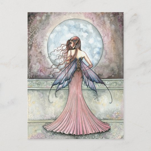 Die Balkonfee Postkarte von Molly Harrison (Vorderseite)