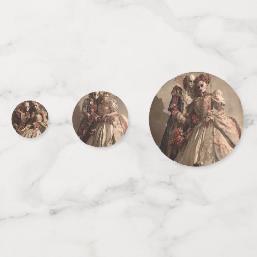 Die Ballade ihrer Knochen - Kunst Confetti Konfetti (Rückseiten)