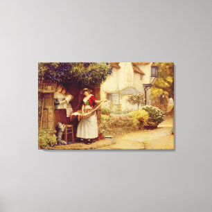 Die Ballade Seller, 1902 (Öl an Bord) Leinwanddruck