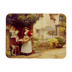 Die Ballade Seller, 1902 (Öl an Bord) Magnet