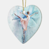 Die Ballerina Keramik Ornament (Links)