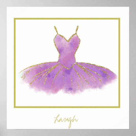 Die Ballerina lacht Poster (Vorne)