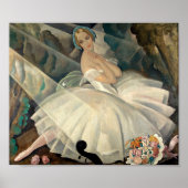 Die Ballerina Ulla Poulsen - Gerda Wegener Poster (Vorne)