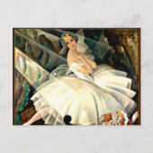 Die Ballerina Ullal Poulsen im Ballett Chopiniana Postkarte (Vorderseite)