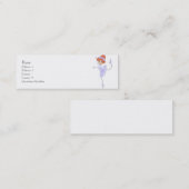 Die Ballerina-Visitenkarten Mini Visitenkarte (Vorne/Hinten)