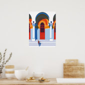 Die Ballerina von Algier Poster (Küche)