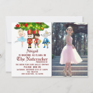 Die Ballettaufführung des Nutcracker-Fotos Einladung