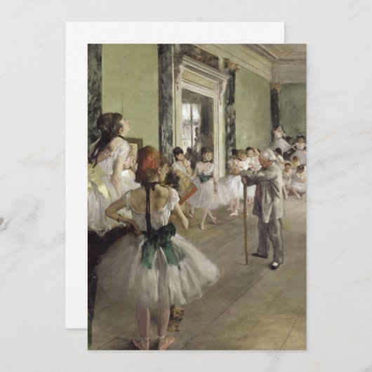 Die Ballettklasse | Edgar Degas (Vorne/Hinten)