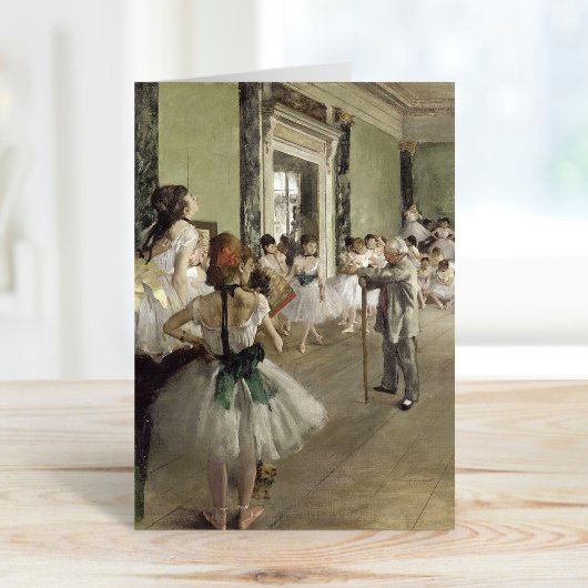 Die Ballettklasse | Edgar Degas Karte
